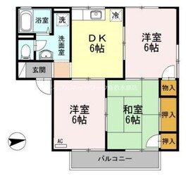 コーポタツミの物件間取画像